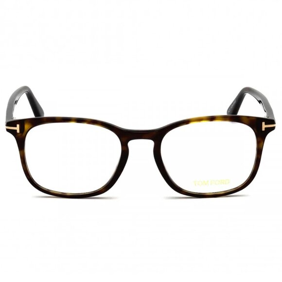 NEW TOM FORD EYEGLASSES DARK HAVANA MEN SQUARE EYEWEAR - Picture 2 of 3